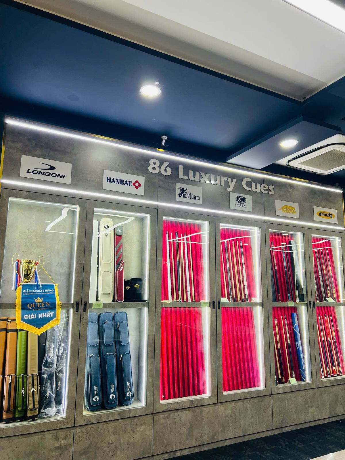 Tủ cơ 86 Luxury Cues — 86 Luxury Billiards 3